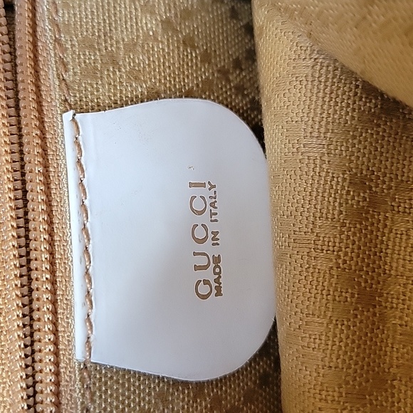 Gucci Bamboo white leather backpack - Picture 3 of 11